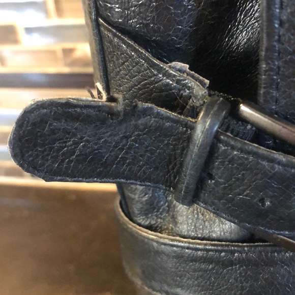 Steve Madden Ellle black belted moto boots - Picture 5 of 8